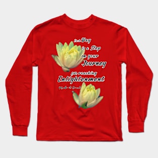 Yellow Lotus Flowers Long Sleeve T-Shirt